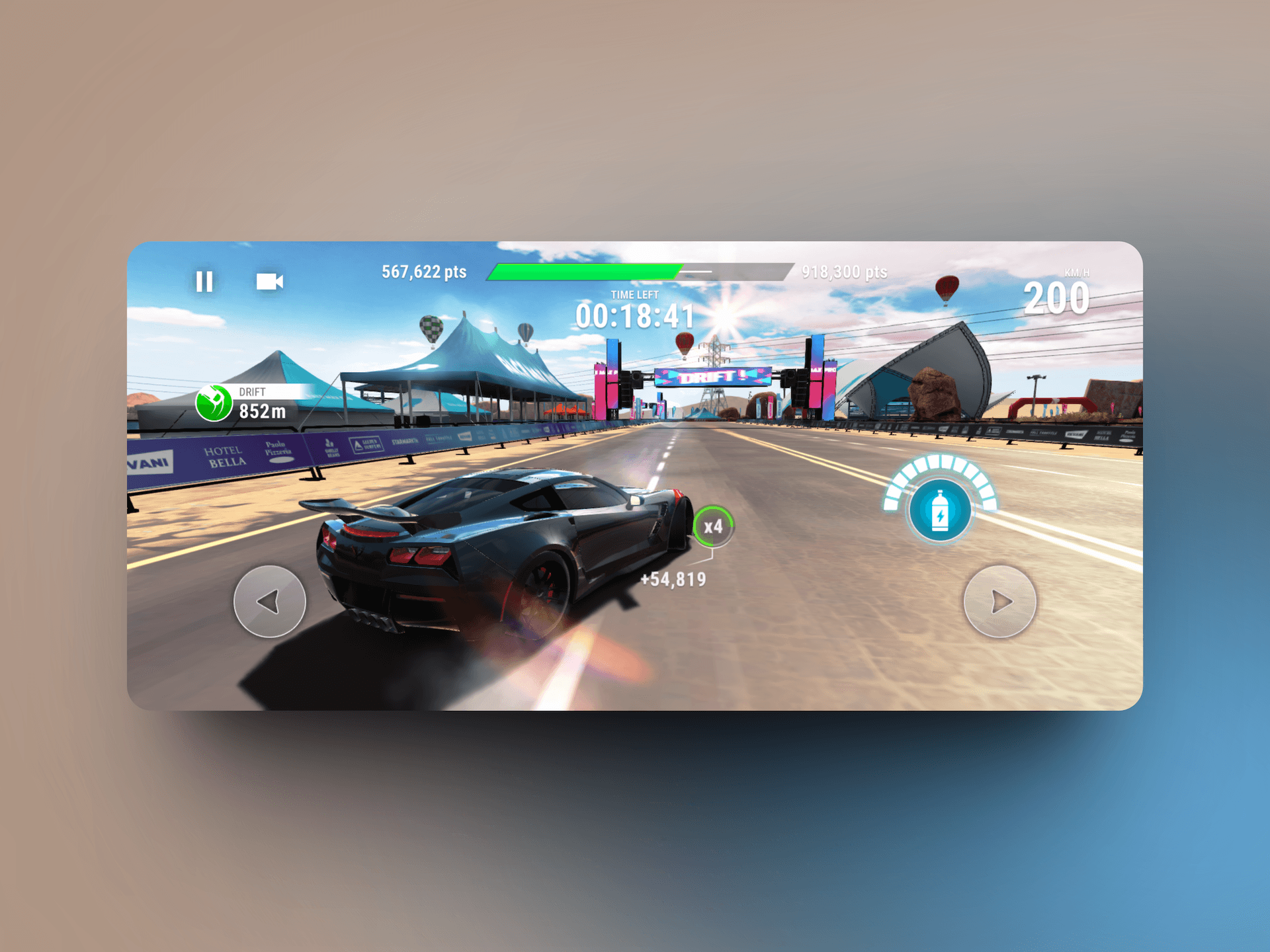 Race Max Pro Drift 
HUD UI