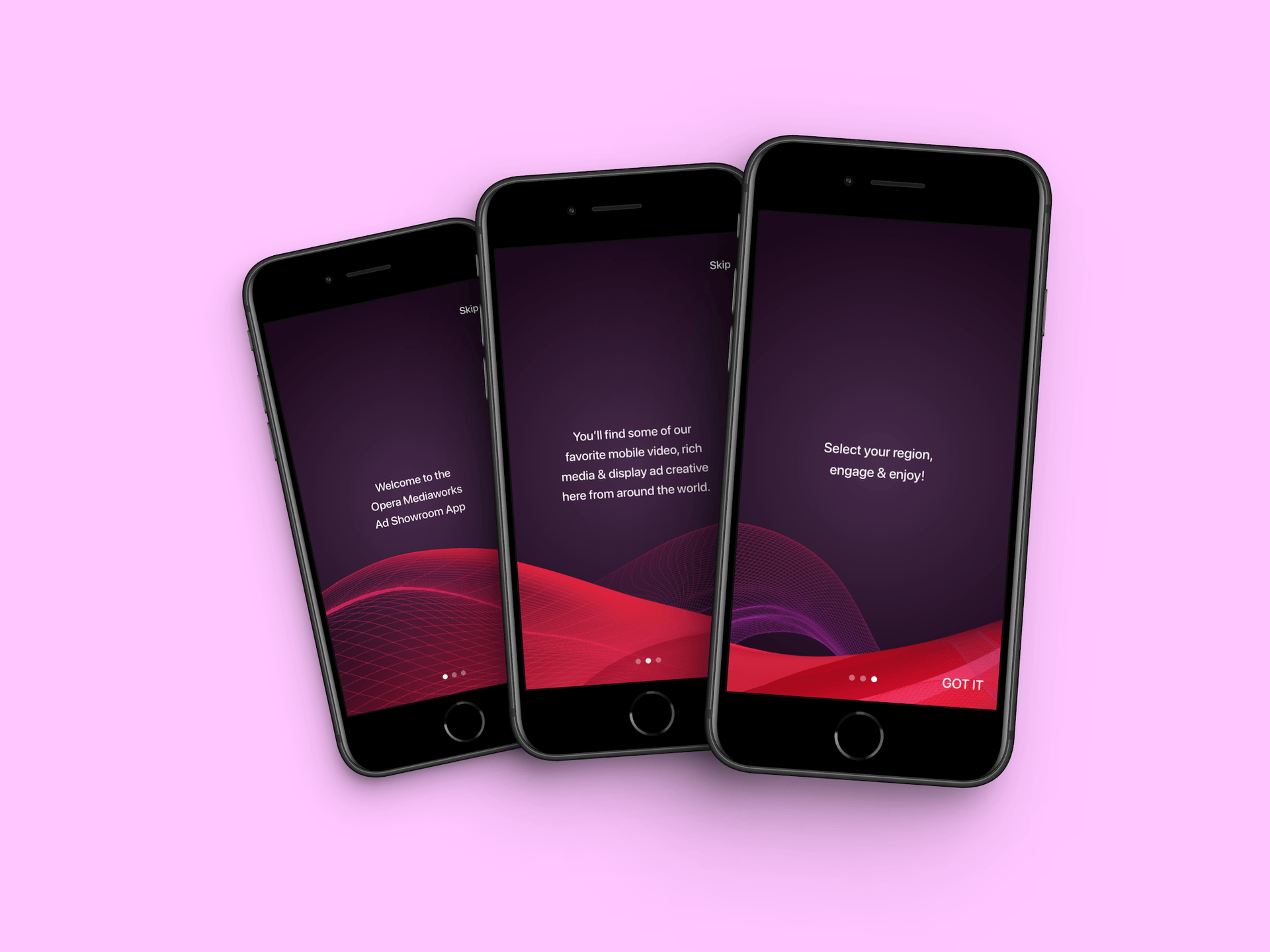 Opera Mediaworks
Showcase App UI