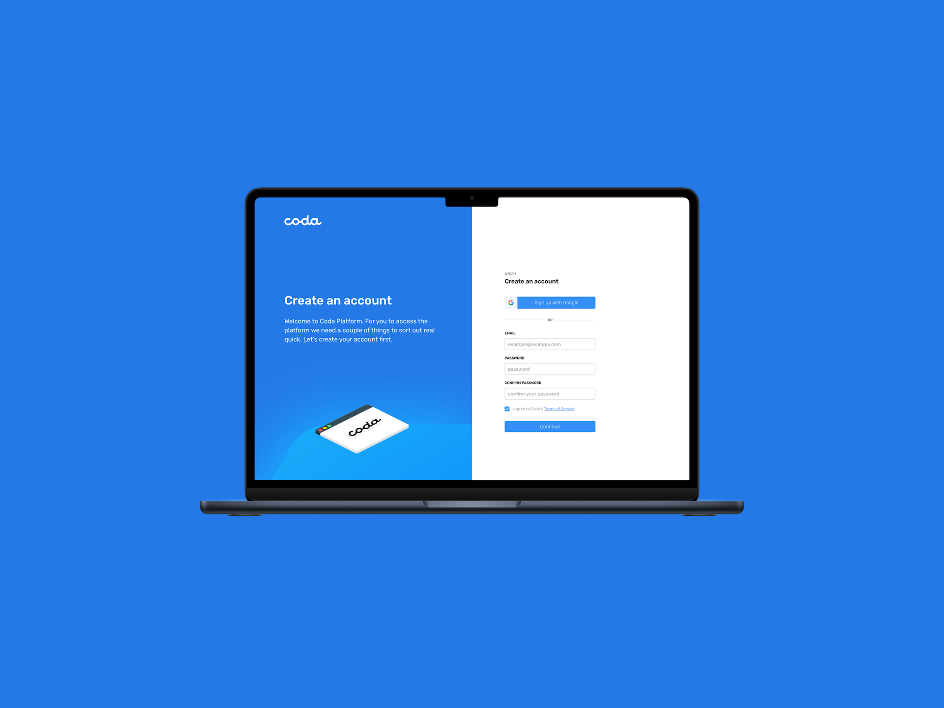 Coda Platform
Web UI