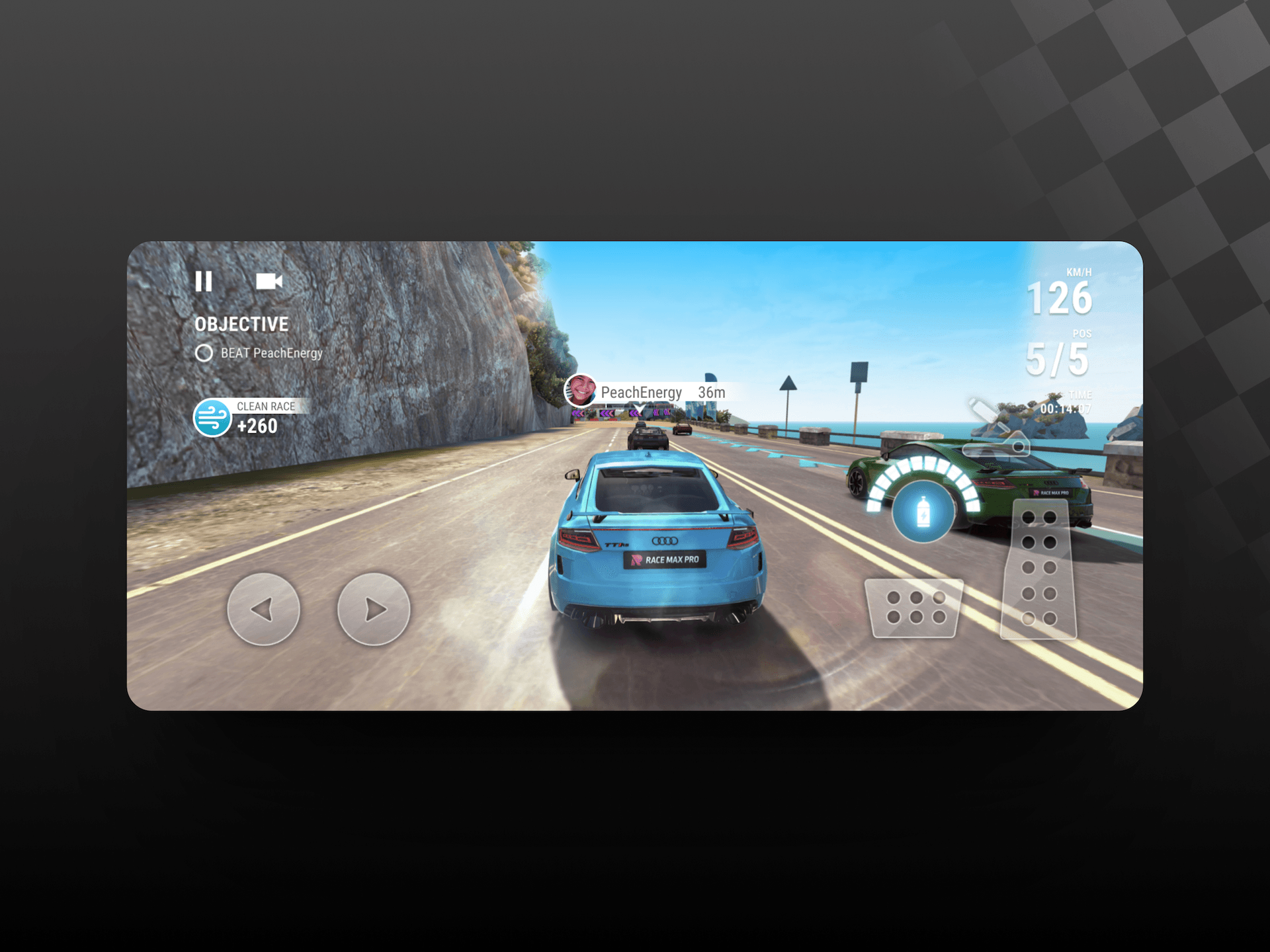 Race Max Pro Street Race
HUD UI