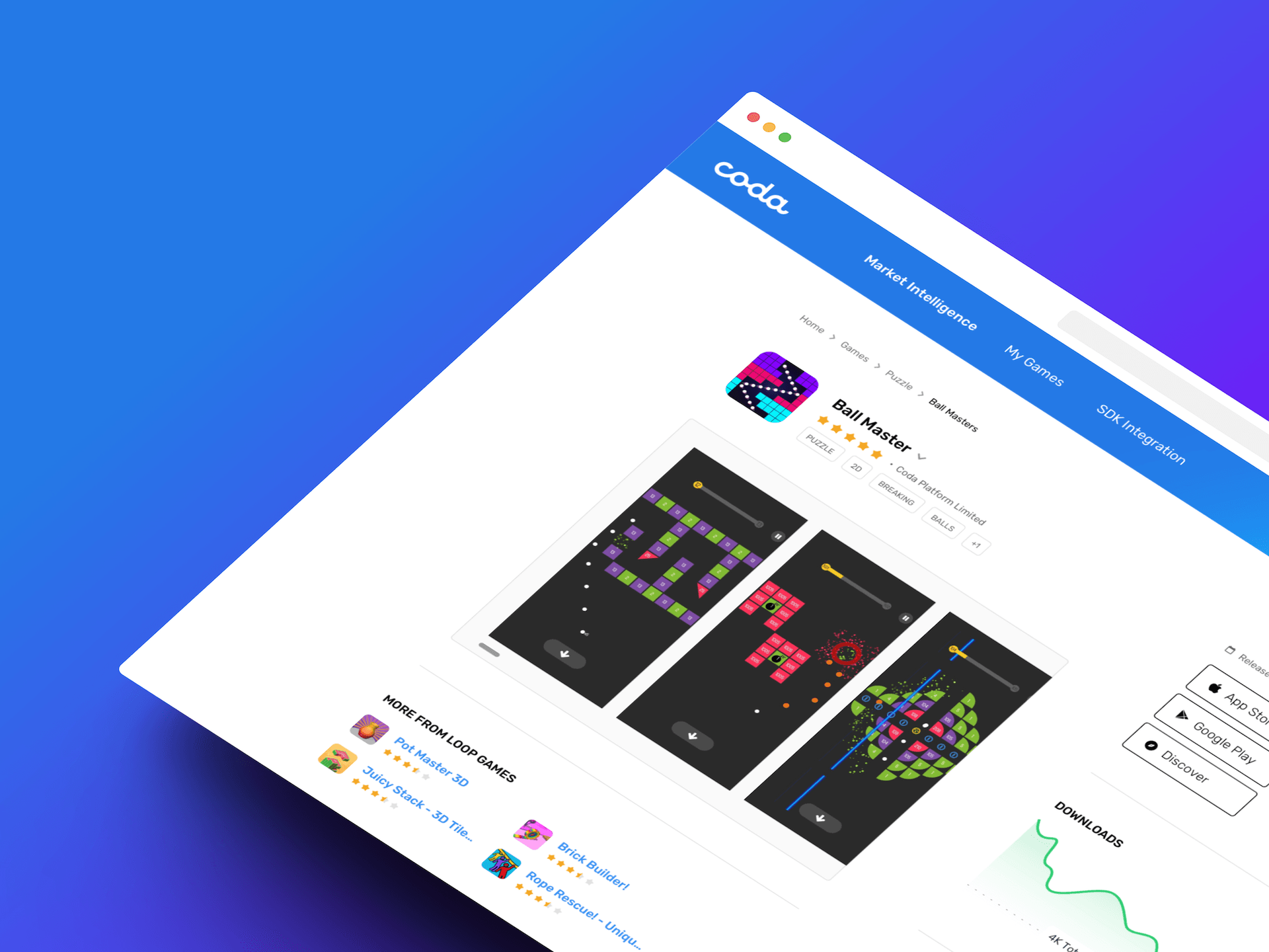 Coda Platform
Web UI